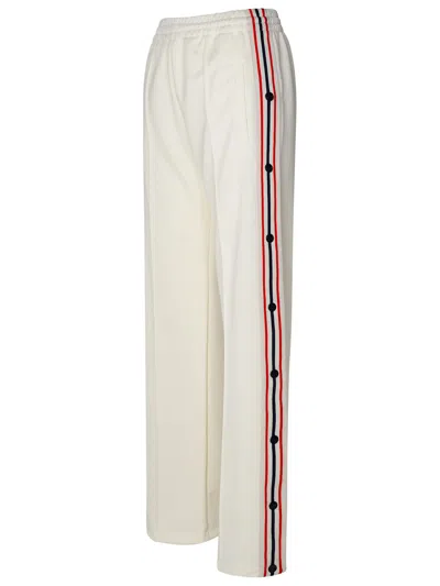 Shop Golden Goose Ivory Polyester Joggers