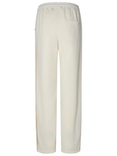 Shop Golden Goose Ivory Polyester Joggers