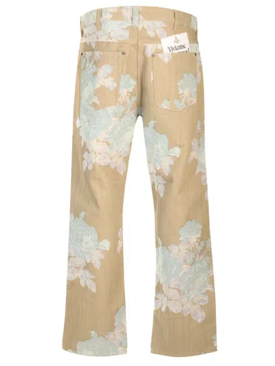 Shop Vivienne Westwood Ranch Jeans In Roses