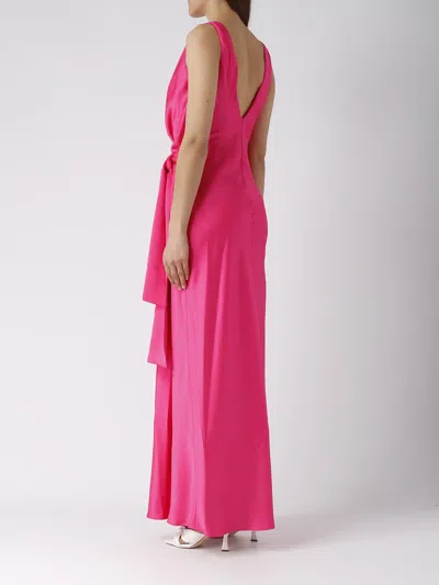 Shop Pinko Valpolicella Dress In Fuxia