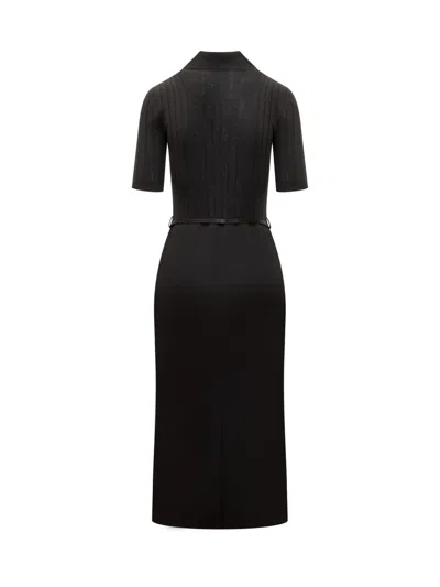 Shop Givenchy Voyou Polo Dress In Black