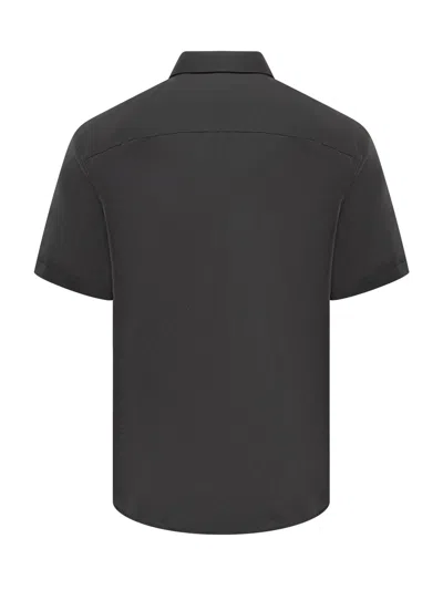 Shop Courrèges Zipped Shirt In Black