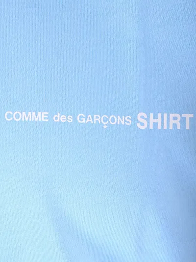 Shop Comme Des Garçons Shirt Basic T-shirt In Navy