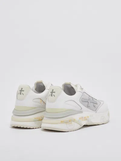 Shop Premiata Moerund Sneaker In Bianco