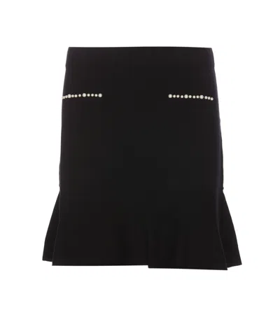 Shop Liu •jo Mini Skirt Liu-jo In Black