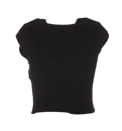 Shop Liu •jo Short Sleeves Sweater Liu-jo In Black