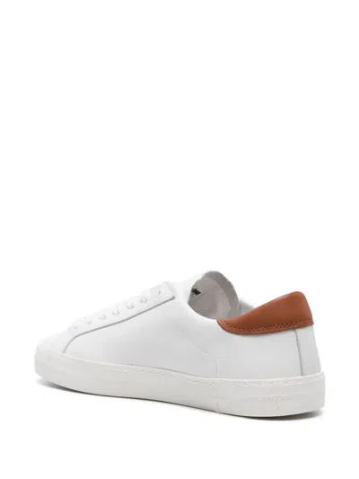Shop Date White And Brown Hill Sneakers D.a.t.e.