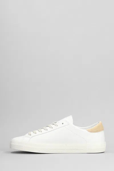 Shop Date Hill Low Sneakers In White Leather D.a.t.e.