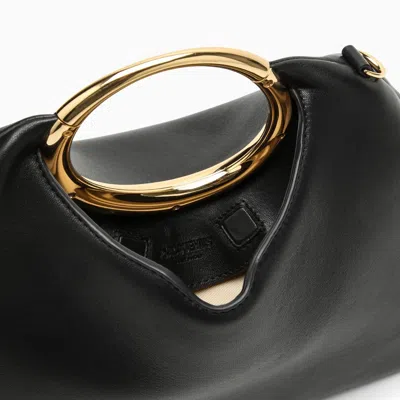 Shop Jacquemus Le Calino Medium Black Leather Bag