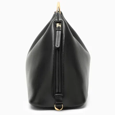 Shop Jacquemus Le Calino Medium Black Leather Bag