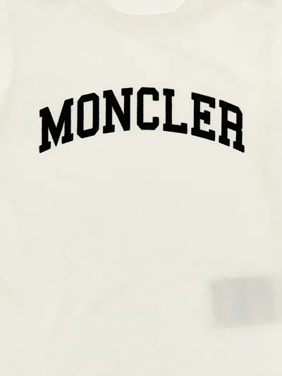 Shop Moncler Flocked Logo T-shirt