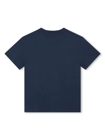 Shop Lanvin T-shirts And Polos Blue In H Marine