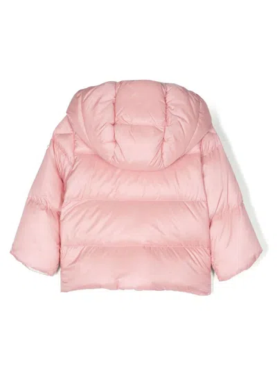 Shop Moncler Pink Polyamide Jacket