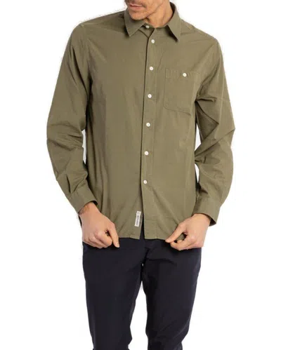 Shop Woolrich Buttoned Long-sleeved Shirt