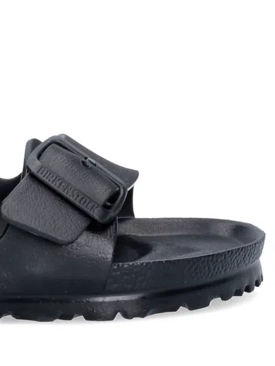 Shop Birkenstock Arizona Essentials Sandals  In Black