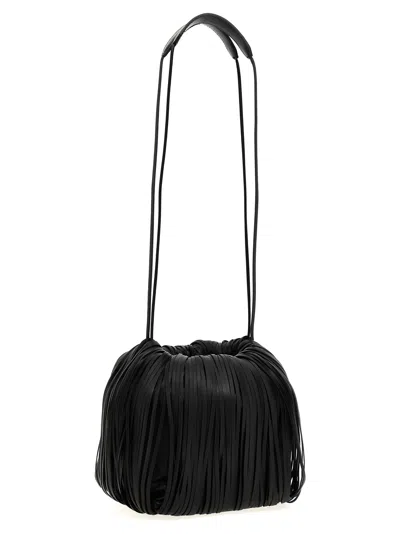 Shop Jil Sander Dumpling Crossbody Bag In Black