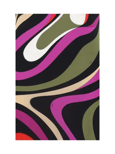 Shop Pucci Long Dress In Fuchsia