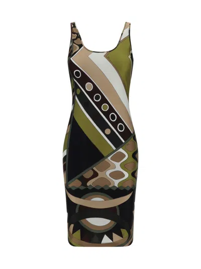 Shop Pucci Dress In Green