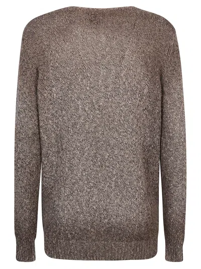 Shop Avant Toi Sweaters Beige In Dove Grey