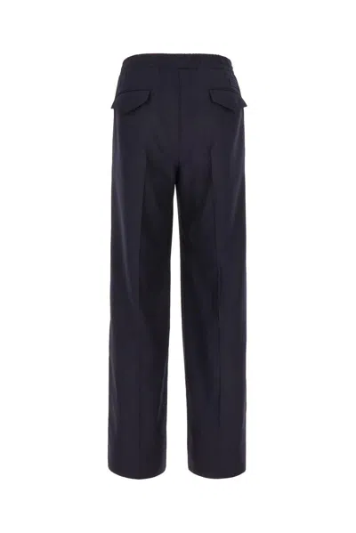 Shop Gucci Twill Jogging Pants In Blue