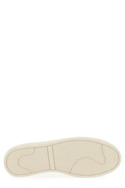 Shop Common Projects Tournament Round Toe Sneakers In White