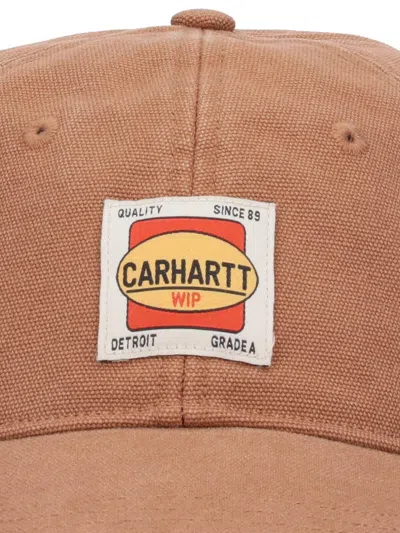 Shop Carhartt Field Baseball Cap In Brown
