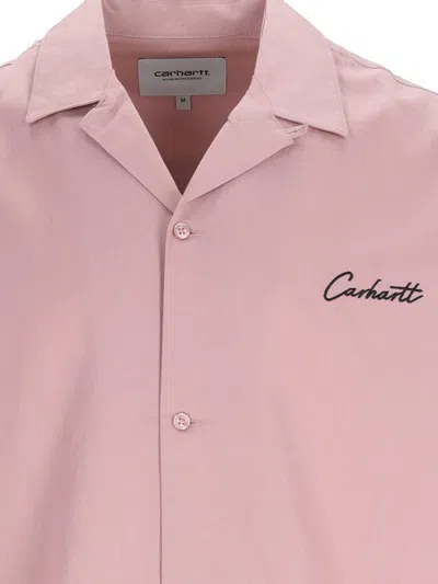 Shop Carhartt Delray Shirt In Pink
