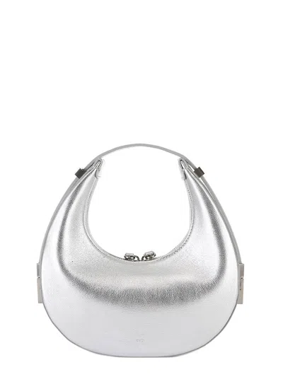 Shop Osoi Toni Mini Shoulder Bag In Silver
