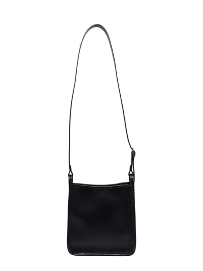 Shop Longchamp Le Foulonné Shoulder Bag In Black