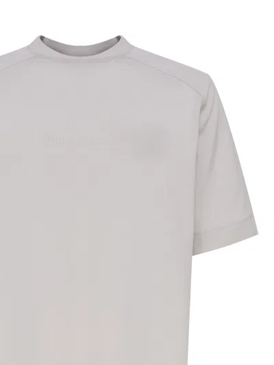 Shop Emporio Armani T-shirt In Cotton In Dove Grey