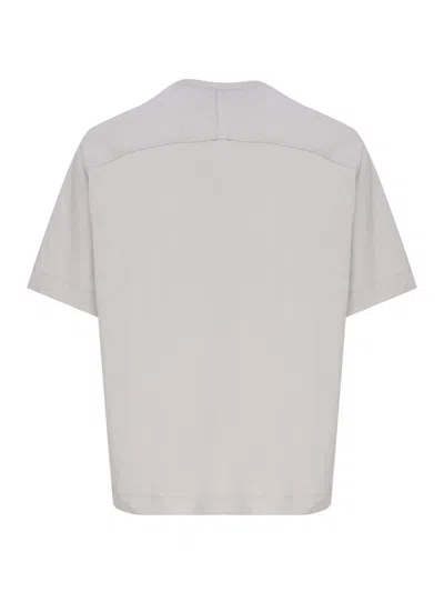 Shop Emporio Armani T-shirt In Cotton In Dove Grey