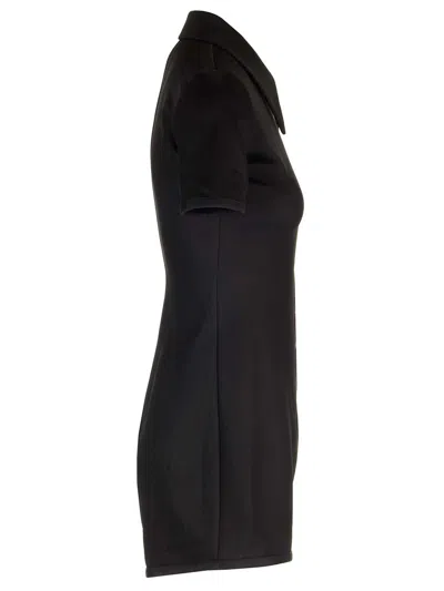 Shop Jil Sander Black Short-sleeved Playsuit