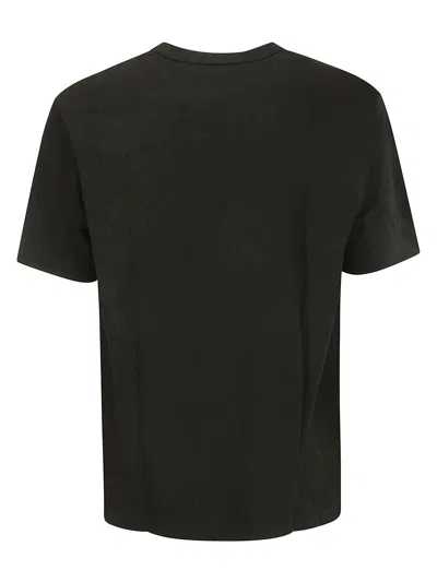 Shop Junya Watanabe Graphic Printed Crewneck T-shirt In Black