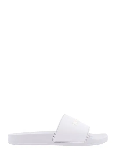 Shop Palm Angels Sandals In Grey/white