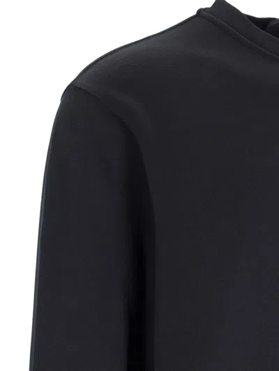 Shop Random Identities Logo Crewneck Sweatshirt In Black