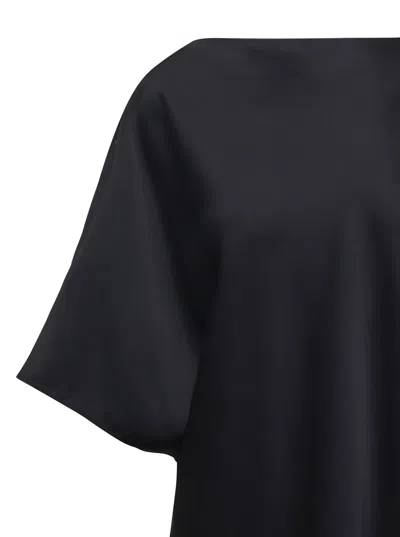 Rohe Róhe Fluid Satin Top In Noir