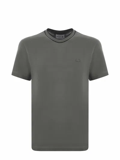 Shop Lacoste T-shirt In Verde Militare