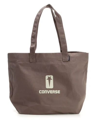 Shop Drkshdw X Converse Tote Bag In Beige