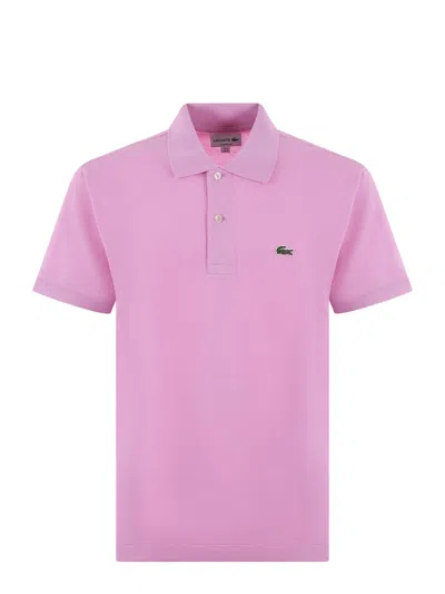 Shop Lacoste Polo Shirt In Rosa