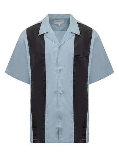 Shop Carhartt Durango Shirt In Sm.xx Frosted Blue / Black