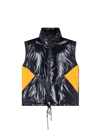 Shop Moncler X Alicia Keys Chelsea Puffer Vest In Black