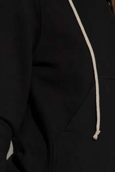 Shop Drkshdw Long-sleeved Drawstring Hoodie In Black