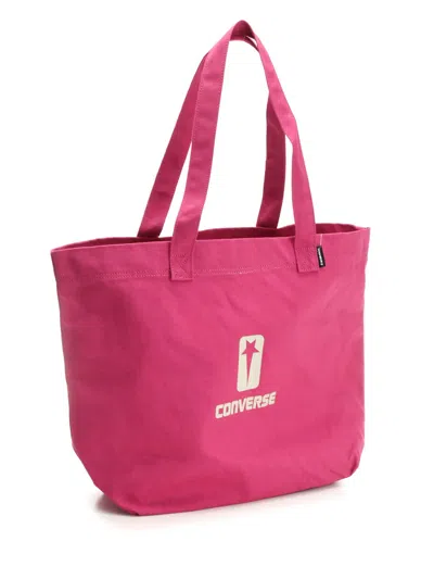 Shop Drkshdw X Converse Tote Bag In Fuchsia