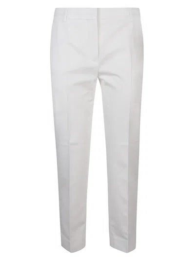Shop Max Mara Lince Pant In Bianco Carta