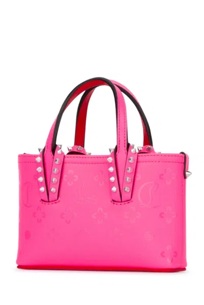 Shop Christian Louboutin Cabata Logo Detailed Tote Bag In Pink