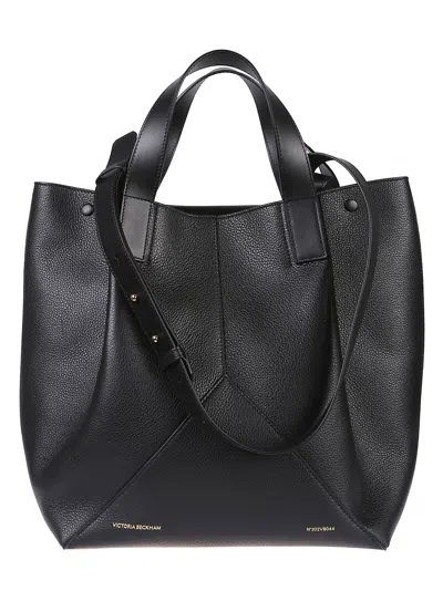 Shop Victoria Beckham Medium Jumbo Shopping Bag In Black