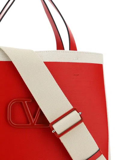 Shop Valentino Vlogo Handbag In Red