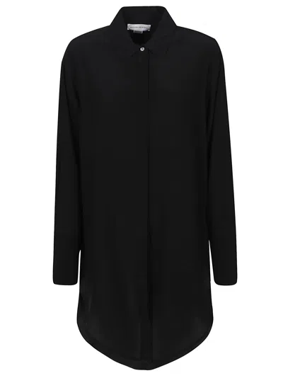 Shop Victoria Beckham Wrap Front Blouse In Black