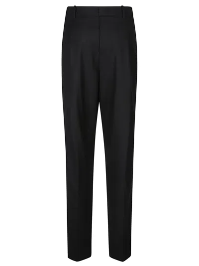 Victoria Beckham Reverse Tailored Trousers In Black