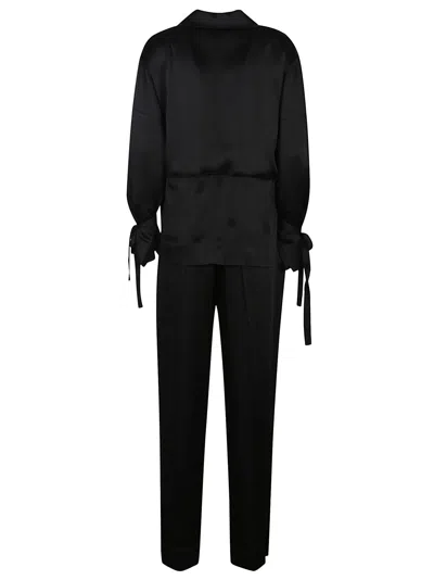 Shop Victoria Beckham Utilitiy Jumpsuit In Black